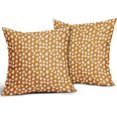 thumbnail image 2 of Housses de Coussin de Noël Rouges 18x18 Ensemble de 2 Vert Blanc Or Sapin de Noël Imprimé Rustique des Fêtes Taies Décoratives d'Extérieur Décorations d'Hiver de Style Ferme Housse de Coussin Décor pour Canapé Sofa Lit, 2 of 5