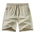 thumbnail image 1 of Shorts de Randonnée Séchage Rapide Légers pour Gym Course Bermuda pour Hommes avec Poches, 1 of 2