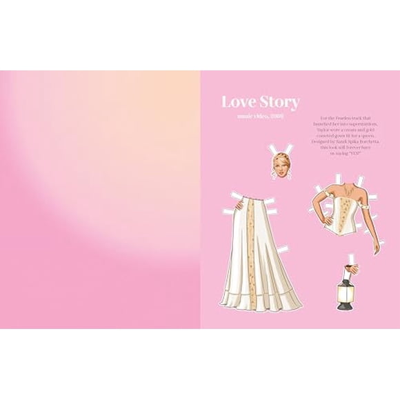 Dress Up Taylor: A Taylor Swift paper doll book featuring her iconic eras