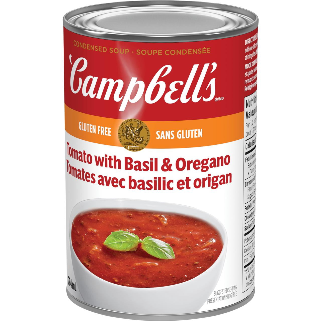 Campbell's® Soupe Condensée aux Tomates avec Basilic et Origan, Stable à la Température Ambiante