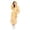 Yellow, variant on HAiming Robe for Women Long Hooded Bathrobe Warm Cloth Thickened Fleece Plaid Loungewear Spa Bath Robe with Pockets