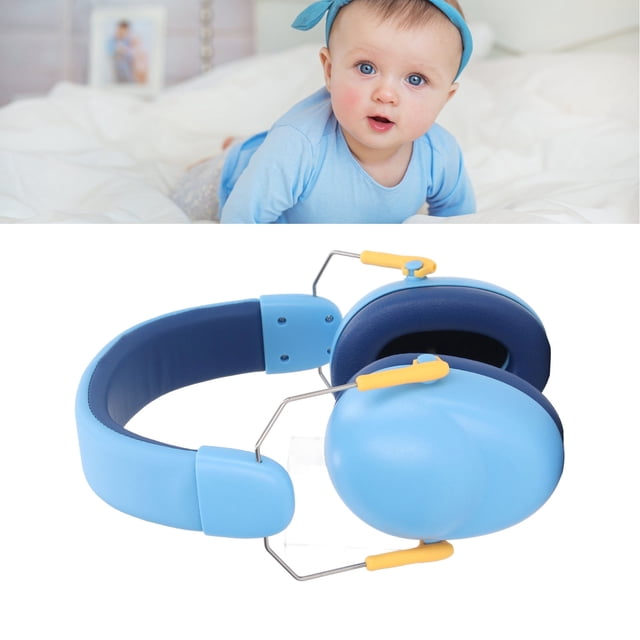 Cache-oreilles Antibruit pour Bébé, Cache-Oreilles Confortable pour Nourrisson, Doux et Rembourré, Protection Auditive Bleu pour Mariages et Banquets pour Tout-Petits