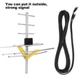thumbnail image 4 of Antenne, antenne HDTV Extérieure, Réception du Signal TV Multidirectionnelle pour TV, Usage TV Puissant, Antenne TV, 4 of 8