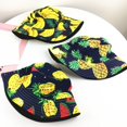 thumbnail image 3 of Coofit Chapeau Bob d'Été Réversible en Coton à Motif de Fruits, Chapeau de Soleil Mode, Casquette Bob pour Voyage, 3 of 10