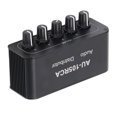 thumbnail image 2 of Bi Directional Audio Switcher, Audio Switch Splitter High Fidelity ABS Aluminum Alloy 5 Way  For DVD For Bass, 2 of 8