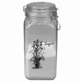 thumbnail image 1 of Ludlow 53 oz. Glass Canister with Metal Clasp, Clear, 1 of 7