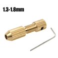 thumbnail image 1 of 2.0mm Shaft Hole Brass Motor Shaft Clamp Small Collet Adapter Fixture DrillChuck, 1 of 5