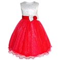 thumbnail image 1 of Girls Dress Glitter Sequin Wedding Bridesmaid Pageant 6 Years, 1 of 5