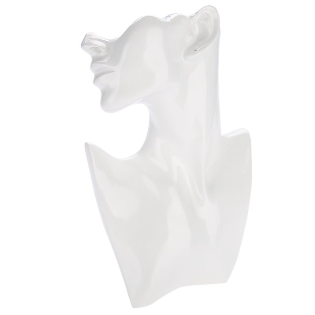 Cergrey Necklace Earring Holder Mannequin Head Bust Stand Model Shop Jewelry Display Rack , Jewelry Mannequin Bust