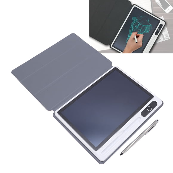 Tablette d'Écriture à Écran LCD, Bloc-Notes Effaçable Réutilisable de 10,1 Pouces, Cahier d'Écriture Électronique Prenant en Charge le Verrouillage Intelligent de l'Écran pour Enfants et Adultes, Comprend un Stylet