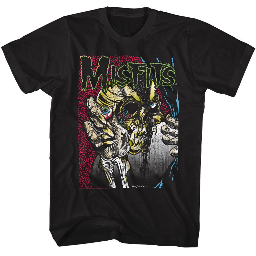 Misfits Eyeball Black Adult T-Shirt 3Xlt