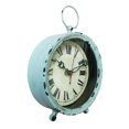 thumbnail image 2 of Horloge de table antique en sarcelle, 2 of 2