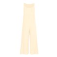thumbnail image 4 of cfhntfmh Overalls for Women with Pockets Sleeveless Adjustable Strap Jumpsuit Loose Wide Leg Long Pants Rompers, 4 of 5