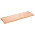 thumbnail image 1 of vidaXL Table Top Light Brown 180x60x(2-6) cm Treated Solid Wood Oak, 1 of 7