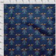 thumbnail image 3 of oneOone Cotton Flex Fabric Bird & Tree Block Fabric Prints By Yard 40 Inch Wide, 3 of 4
