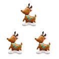 thumbnail image 1 of Ruiboury Party Decor Essential Christmas Foil Balloons With Exquisite Patterns Balloon Christmas Suitable For Any Places multicolor Reindeer 3Set, 1 of 6