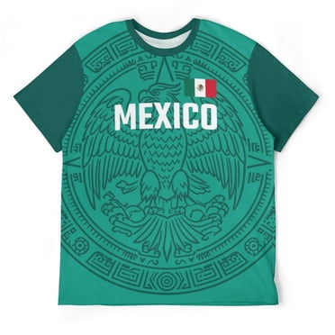 Unisex Adult Mexico T-Shirts 3D Graphic Jersey Shirts Short Sleeve Tees for Men Women