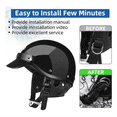 thumbnail image 5 of Helmet Quick Release Buckle Replacement Kit, Ratcheted Helmets for Chin Strap Up to 1inch, Motorcycle Helmets Black, 5 of 5