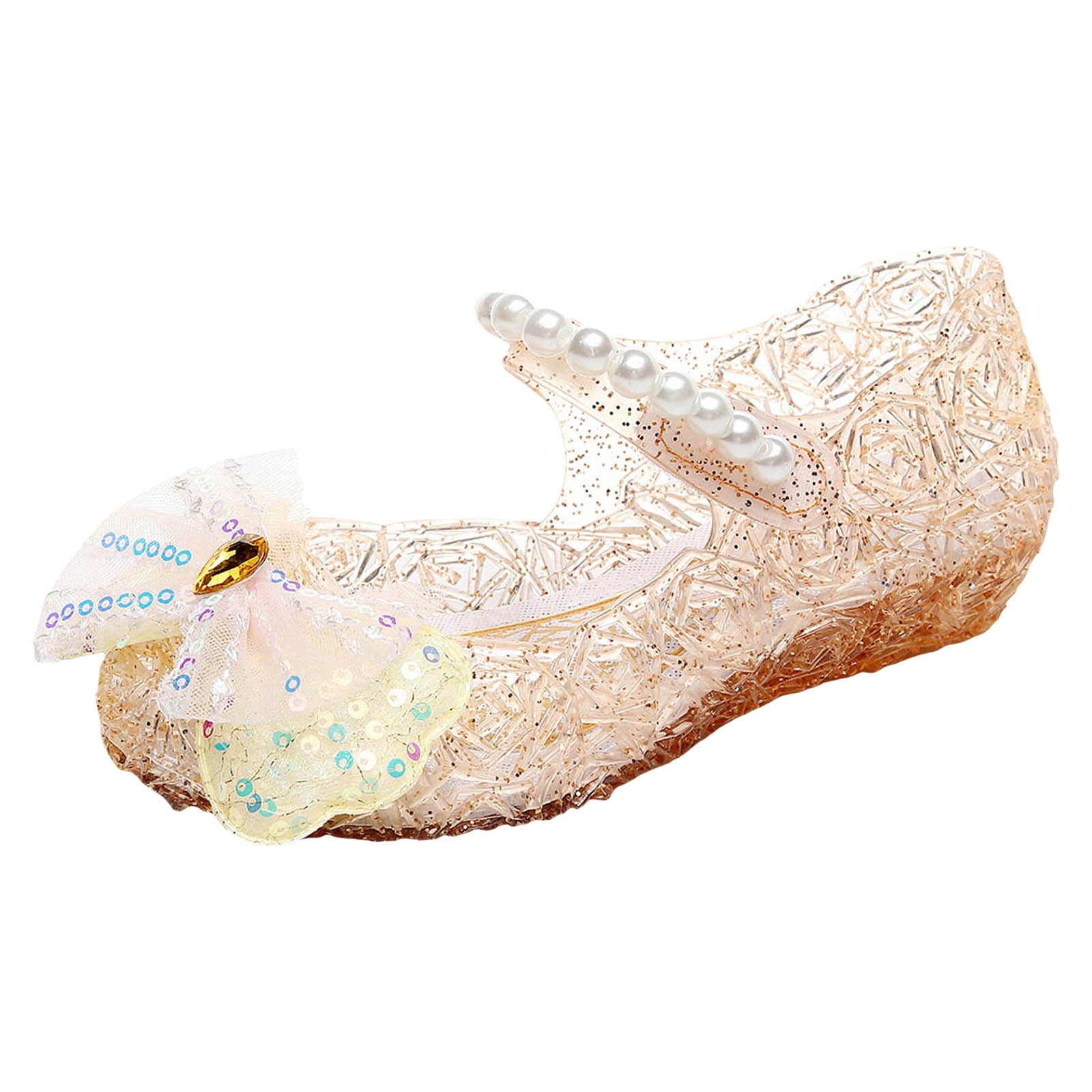 Kcodviy Girls Sandals New Pattern Postman Slide Cute Bow Decoration Soft Slide Sandals for Girls Sole Comfortable Hook Loop Big Girls Slides Shoes