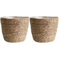 thumbnail image 4 of SUTENGDA 2 Pcs Petit Panier de Plantes Tressé en Herbe, 4 of 8