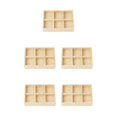 thumbnail image 1 of Thinsony Jewelry Display Tray Case Beads Holder Ladies Bangles Gemstone Stackable 6 grids 7.87x5.91x1.38 Inch 5Set, 1 of 6