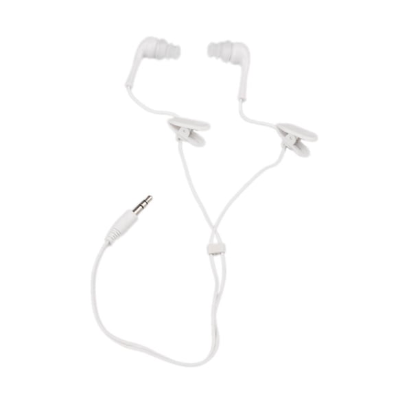 Lecteur de Musique MP3 Étanche IPX8 pour Natation sous-Marine Sport avec Oreille Blanc