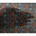 thumbnail image 4 of oneOone Viscose Chiffon Fabric Leaves & Floral Block Printed Craft Fabric BTY 42 Inch Wide, 4 of 4