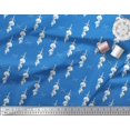 thumbnail image 2 of Soimoi Poly Georgette Fabric Sword,Crossbone & Skull Halloween Print Fabric by The Yard 42 Inch Wide, 2 of 3