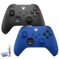 thumbnail image 1 of Lot de 2 Manettes Sans Fil Microsoft Xbox pour Console Xbox - (Bleu & Noir), 1 of 7