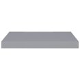 thumbnail image 2 of vidaXL Tablette Murale Flottante Gris 50x23x3,8 cm MDF, 2 of 9