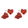 thumbnail image 4 of Decodeary 50piece Realistic Appearance Artificial Orchid Heads With And Long-lasting red 2Set, 4 of 6