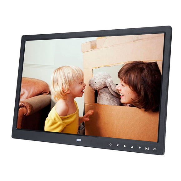 FAGINEY 15 HD Screen Touch Button Digital Photo Frame Alarm Clock MP3/4 Movie Player , Photo Alarm Clock, Alarm Photo Frame