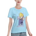 thumbnail image 2 of T-Shirt Basique à Manches Courtes pour Femmes Super Saiyan, 2 of 6