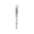 thumbnail image 3 of Collier Pendentif Cœur Médaillon Clé en Argent Sterling avec Chaîne, 3 of 4