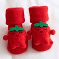 thumbnail image 2 of WUANDIXFA Chaussettes de Ski pour Enfant Hiver Noël Chaussettes de Noël Automne et Hiver Épaissies Enfants Nouvel An Chaussettes Rouges Bébés Tube Moyen Chaussettes en Coton Épaissies Orange,0-1 Ans, 2 of 3