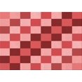 thumbnail image 1 of Ahgly Company Tapis d'Intérieur Rectangulaires Transitionnels Rouges Lavables à la Machine, 6 Pieds x 9 Pieds, 1 of 7