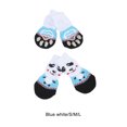 thumbnail image 3 of Xingzhi 4piece Anti-Slide Dog Socks - Cotton Thread Prevent Scratching And Slipping Dog Slipper Socks light red L 1Set, 3 of 6