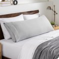 thumbnail image 1 of Bare Home Body Pillowcase - Envelope Closure - Ultra Soft - Double Brushed - Cloud Gray, 1 of 6