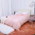 thumbnail image 3 of Unique Bargains Duvet Cover Set Washed Microfiber Bedding 2 Piece Set with Pillowcase Twin, 3 of 10
