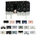 thumbnail image 3 of Coofit Ensemble de Rideaux pour Lit Superposé, Antipoussière, Auvent pour Lit Simple, Noir, 3 of 9