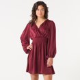 thumbnail image 1 of DV SATIN CROSS OVER DRESS, 1 of 4