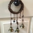 thumbnail image 4 of Wweixi Witch Bells For Whimsical Touch Unique Style Gift Choice Easy To Decorate Rattan And Iron And Zinc As Shown 1Set, 4 of 6