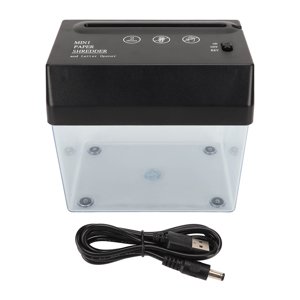 USB Papier Shredder Universal Mini pile USB Machine à découper du papier Powered pour la maison de l'école de bureau
