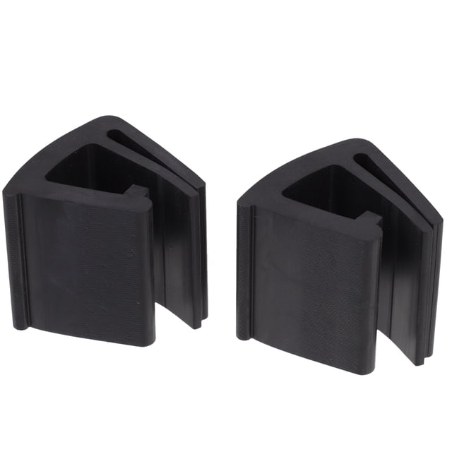 MasteelfCA 1 Pair Golfs Cart Replacement Windshield Clamps Retaining Clips (Black)