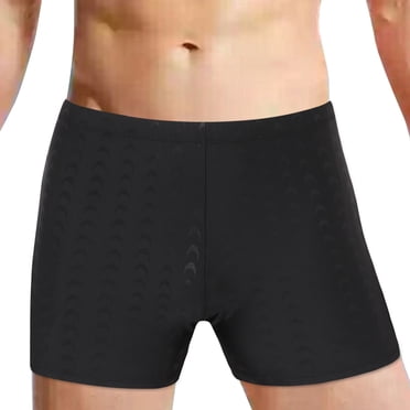 Ketyyh-chn99 Swimming Trunks Men Men's Swim Trunks Board Brief Shorts Swimsuit Swimwear Bathing Suit Black,M
