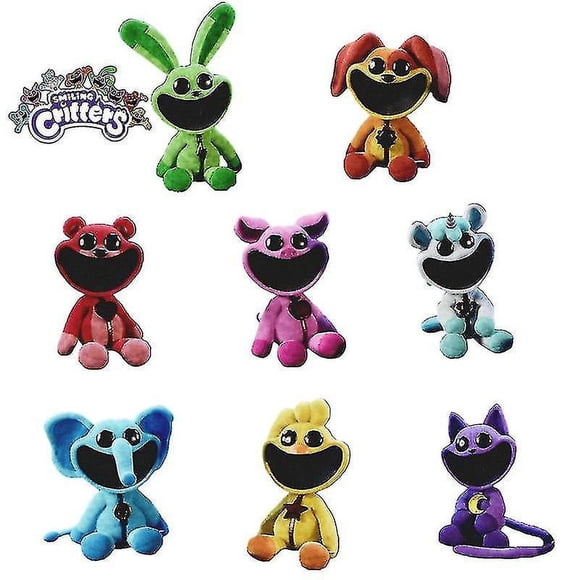 Smiling Critters Plush Toys Hopscotch Catnap Bearhug Plushie Doll Christmas Gifts-sebneei