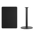 thumbnail image 2 of Bowery Hill 30" x 42" Restarant Bar Table in Black, 2 of 2