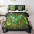 thumbnail image 1 of Erosebridal Video Game Bedding Queen Size,Geometric Hexagon Bedding Sets Queen Size,Gradient Decor,Reversible,Lightweight,7 Pieces, 1 of 5