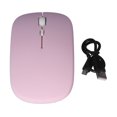 thumbnail image 2 of Computer Mouse Wireless, 2.4G Cordless Mouse Mute Rechargeable Three-Level DPI Adjustable Portable Dual-Mode  for Computer for Laptop Black,White,Pink,Yellow,Green,Purple,Cyan, 2 of 7