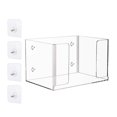 thumbnail image 2 of DOLITY Grocery Bag Holder Acrylic Trash Bag Organizer Garbage Bag Dispenser Storage Box 1 Layer, 2 of 8